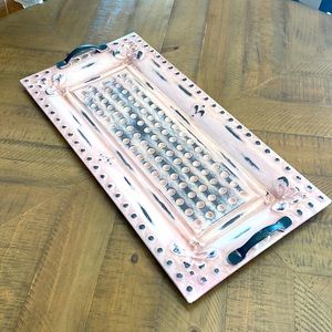 EUC❗️Southern Living at Home Metal French Quarter Tray